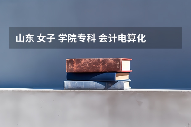 山东 女子 学院专科 会计电算化 山东文科分数线大约多少？ 学风好不好 ？