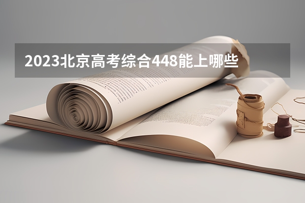 2023北京高考综合448能上哪些大学 
