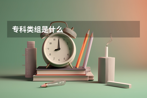 专科类组是什么