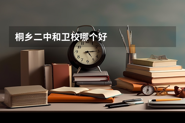 桐乡二中和卫校哪个好