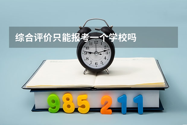 综合评价只能报考一个学校吗