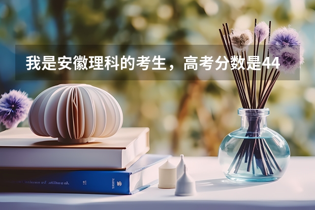 我是安徽理科的考生，高考分数是446，请问能上哪些学校？