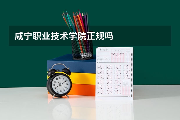 咸宁职业技术学院正规吗