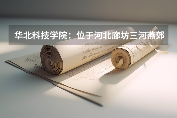 华北科技学院：位于河北廊坊三河燕郊开发区，应急管理部直属高校（廊坊科技学院分数线）