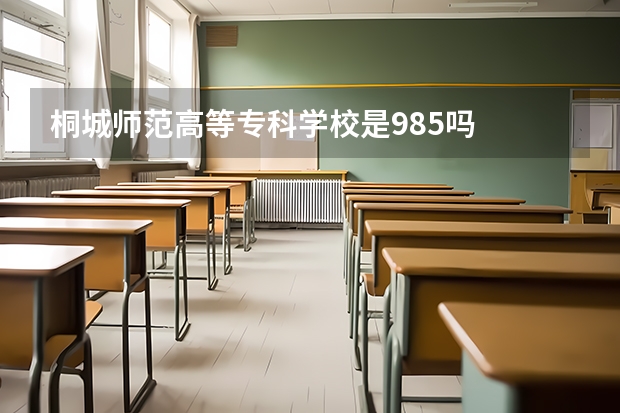 桐城师范高等专科学校是985吗