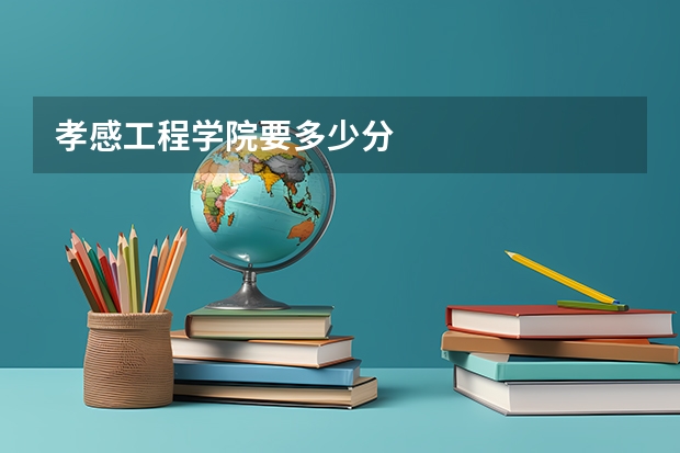 孝感工程学院要多少分
