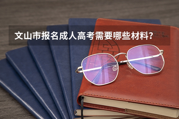 文山市报名成人高考需要哪些材料？