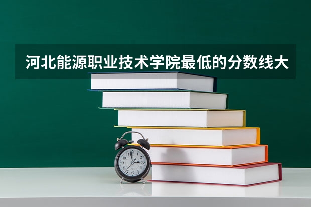 河北能源职业技术学院最低的分数线大概多少？