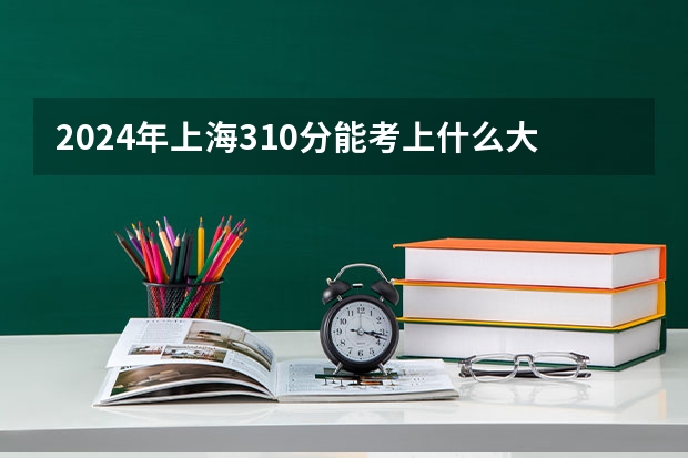 2024年上海310分能考上什么大学？