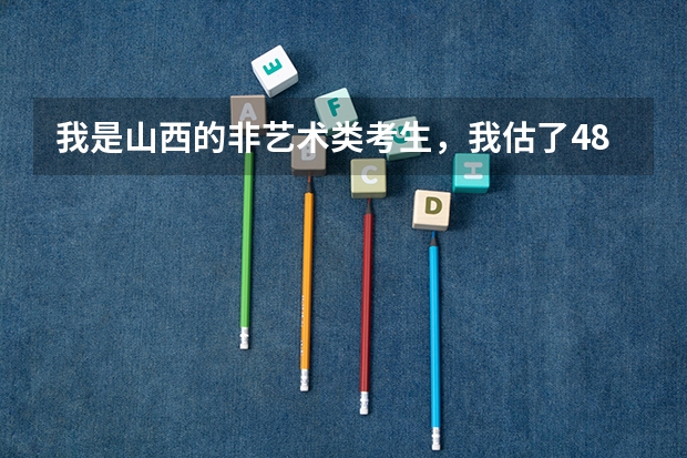 我是山西的非艺术类考生，我估了480分，有什么好点的大学？？想上2本b以上的好点的，跪求！