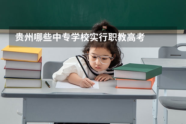 贵州哪些中专学校实行职教高考