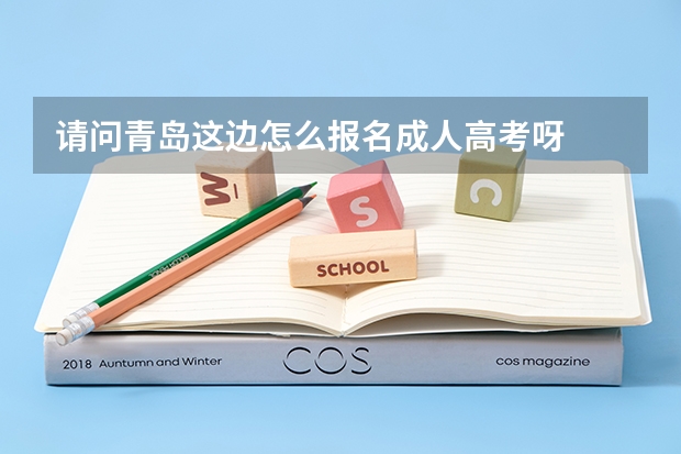 请问青岛这边怎么报名成人高考呀