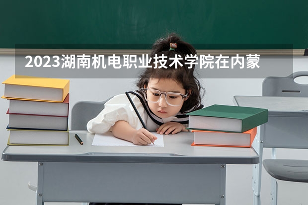 2023湖南机电职业技术学院在内蒙古招生多少人
