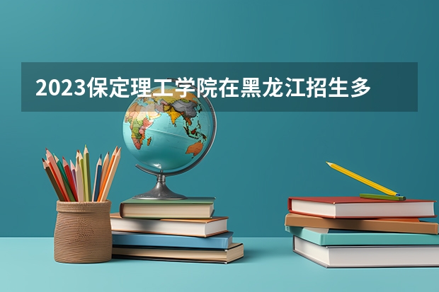 2023保定理工学院在黑龙江招生多少人
