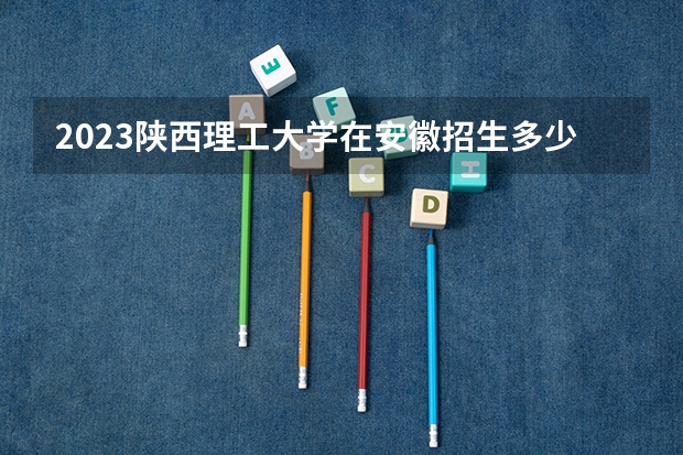 2023陕西理工大学在安徽招生多少人