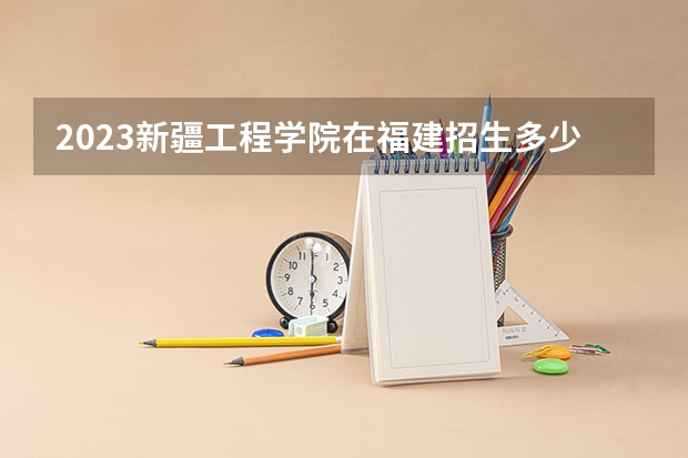 2023新疆工程学院在福建招生多少人