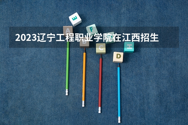 2023辽宁工程职业学院在江西招生多少人
