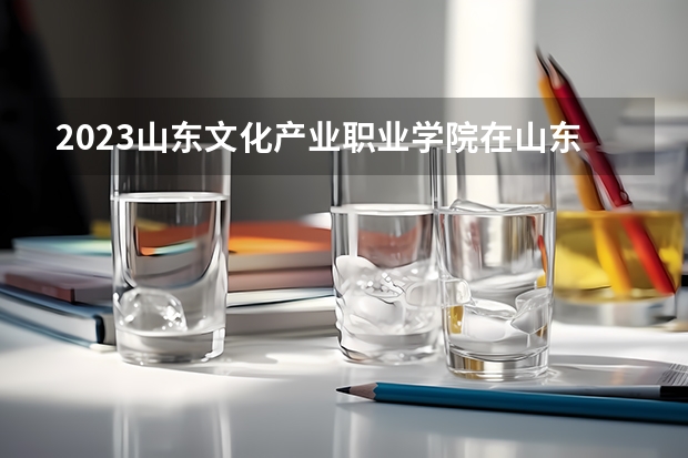 2023山东文化产业职业学院在山东招生多少人