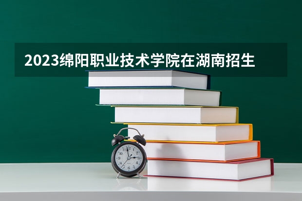 2023绵阳职业技术学院在湖南招生多少人