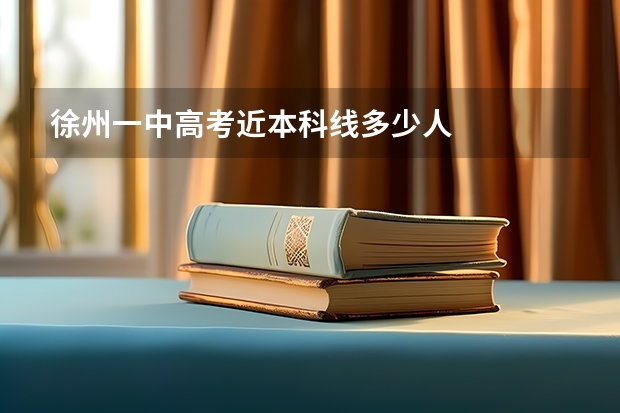 徐州一中高考近本科线多少人