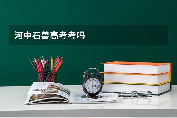 河中石兽高考考吗