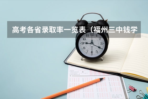 高考各省录取率一览表（福州三中钱学森班高考录取率）