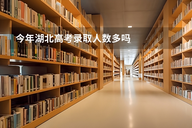 今年湖北高考录取人数多吗