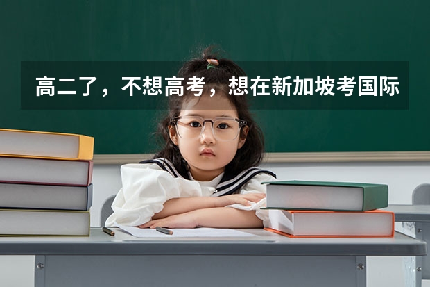 高二了，不想高考，想在新加坡考国际本科难吗？