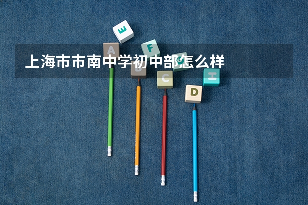 上海市市南中学初中部怎么样