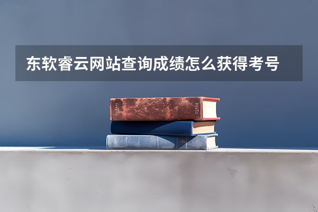 东软睿云网站查询成绩怎么获得考号
