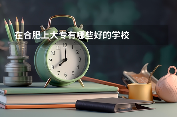 在合肥上大专有哪些好的学校