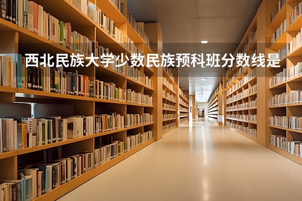 西北民族大学少数民族预科班分数线是多少？