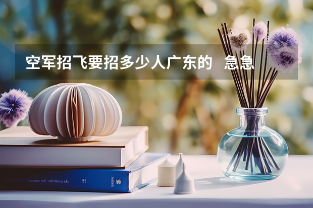 空军招飞要招多少人广东的   急急急