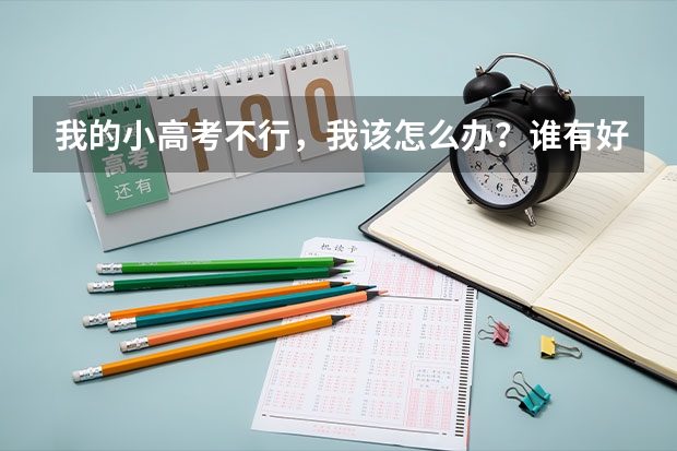 我的小高考不行,我该怎么办?谁有好的速成学习方法?