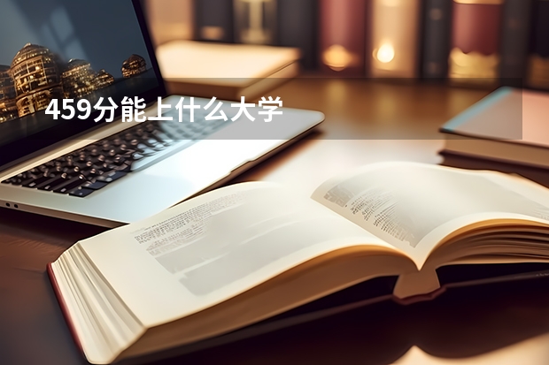 459分能上什么大学