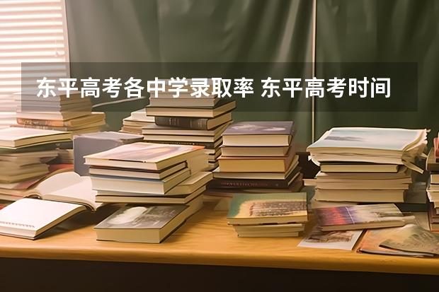 东平高考各中学录取率 东平高考时间