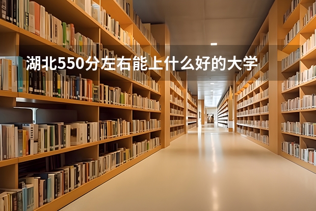 湖北550分左右能上什么好的大学