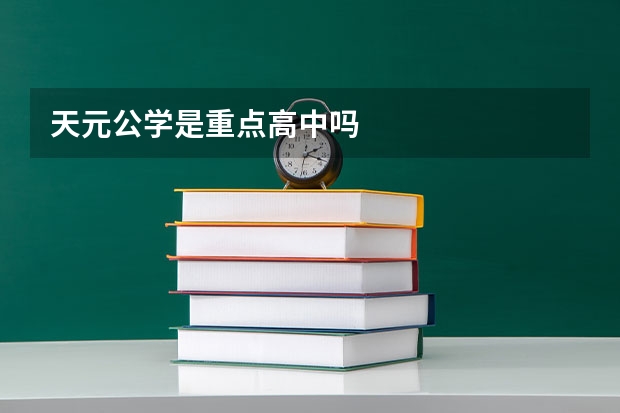 天元公学是重点高中吗