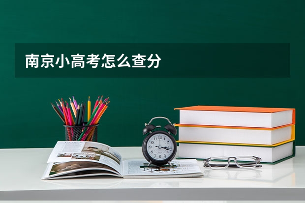 南京小高考怎么查分