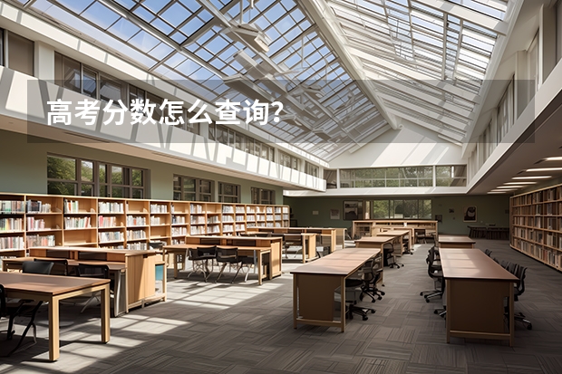 高考分数怎么查询？
