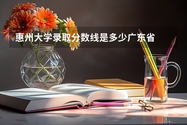 惠州大学录取分数线是多少广东省