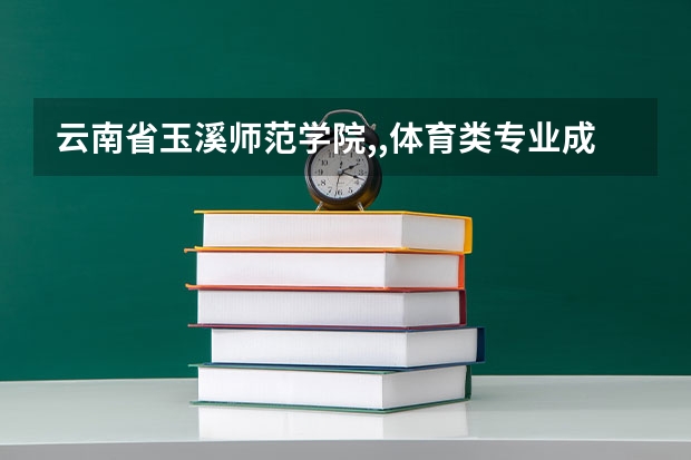 云南省玉溪师范学院,,体育类专业成绩录取分数线是多少?