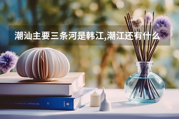 潮汕主要三条河是韩江,潮江还有什么江,急!