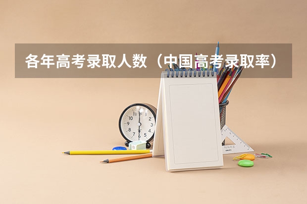 各年高考录取人数（中国高考录取率）