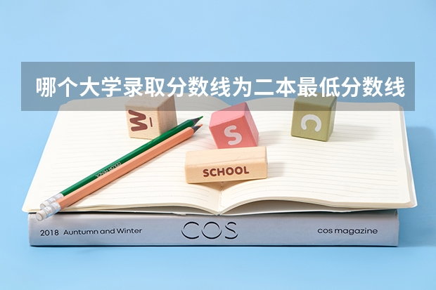 哪个大学录取分数线为二本最低分数线？
